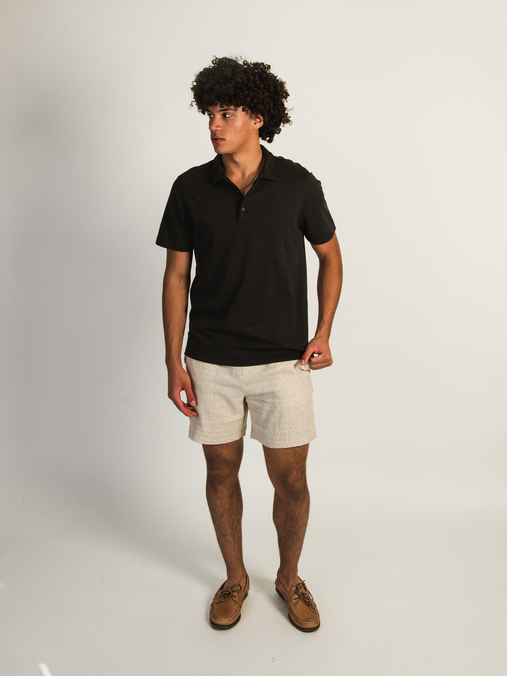 KOLBY TEXTURED SHORT - CREAM
