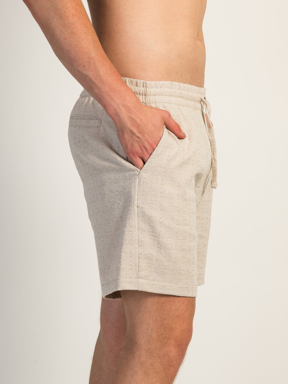KOLBY TEXTURED SHORT - NATURAL