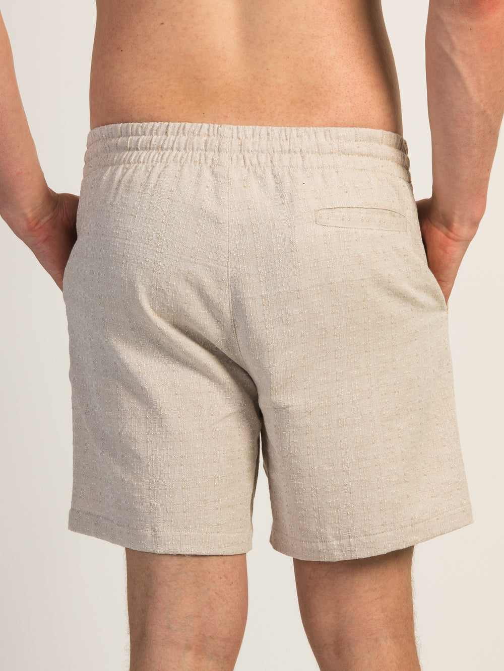 KOLBY TEXTURED SHORT - NATURAL