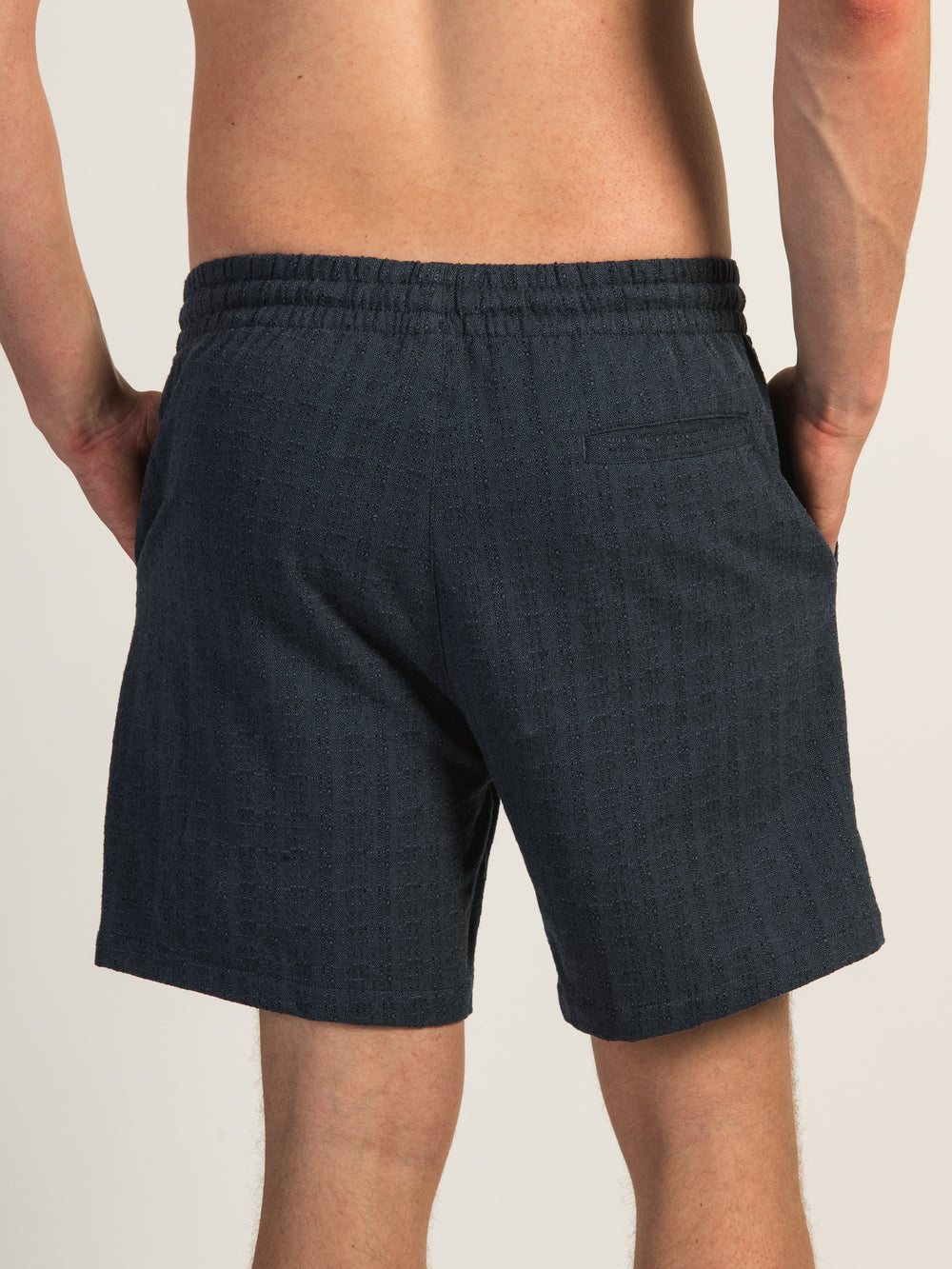 KOLBY TEXTURED SHORT - NAVY