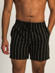 KOLBY KOLBY STRIPE SHORT - BLACK - Boathouse