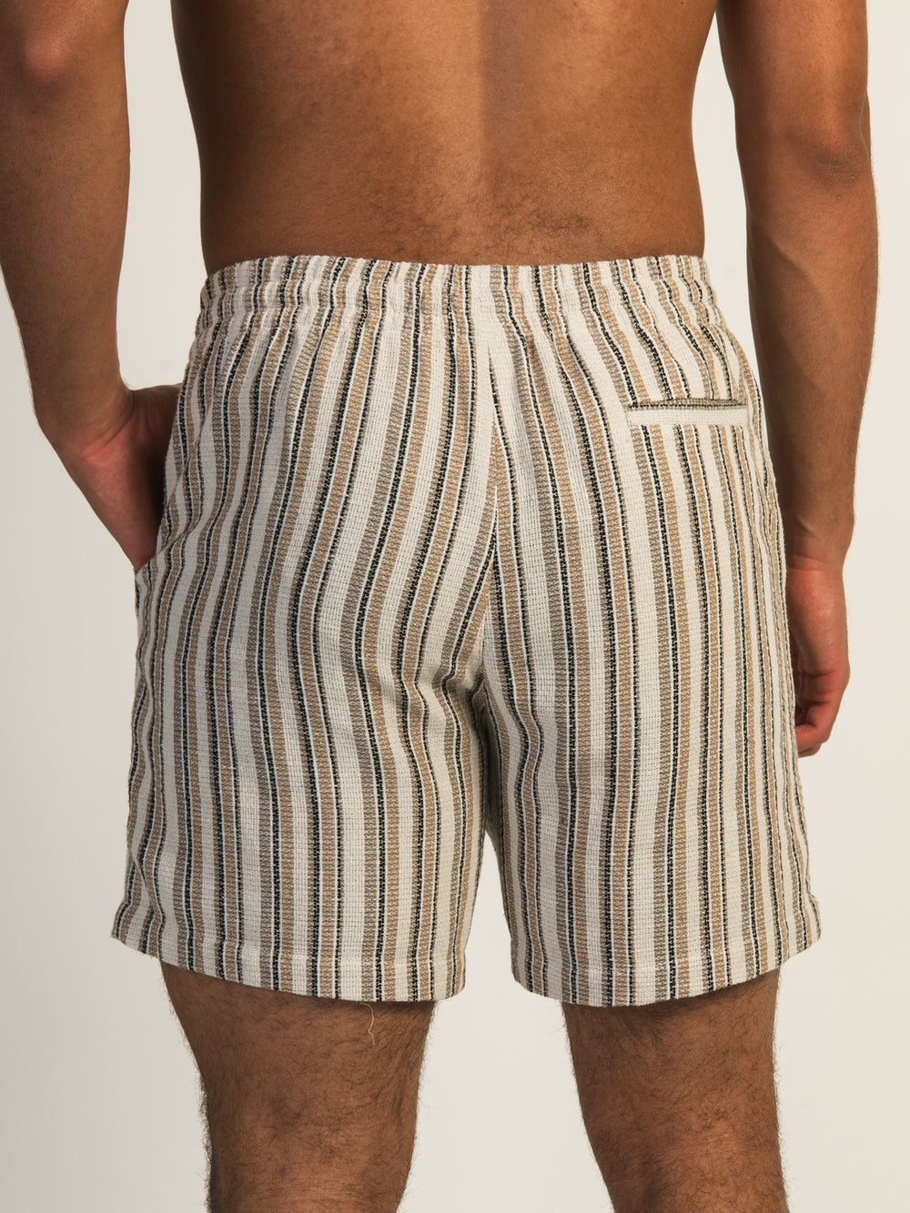 KOLBY STRIPE SHORT - CREAM