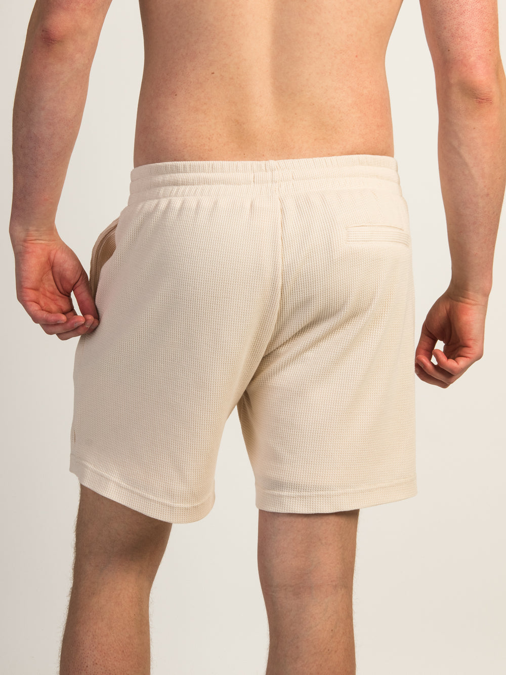 KOLBY WAFFLE SHORT - CREAM
