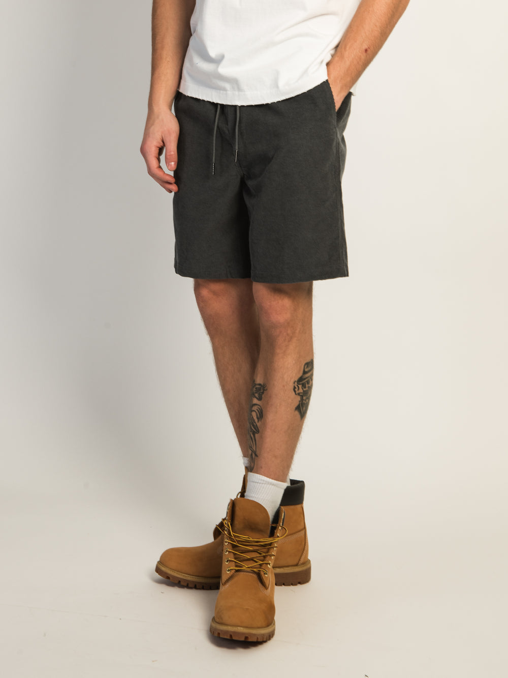 KOLBY CORD SHORT - ASH