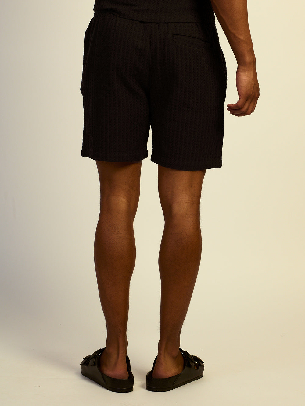 SHORT TISSÉ KOLBY - NOIR