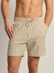 KOLBY KOLBY RIBBED SHORT - PINSTRIPE - Boathouse
