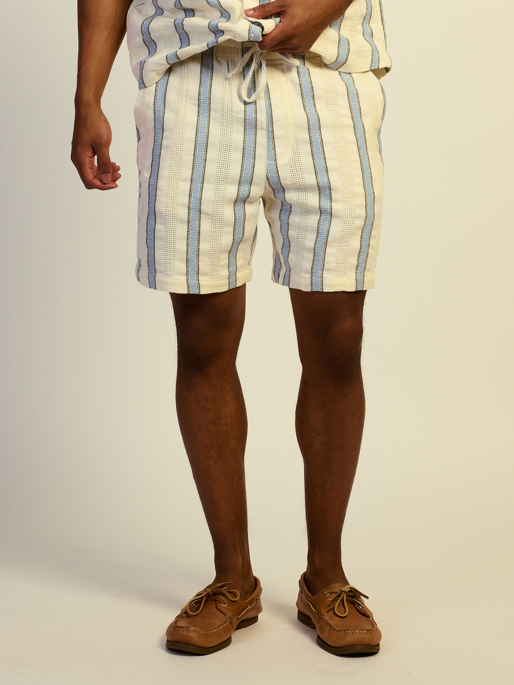 KOLBY STRIPED SHORT - BLUE