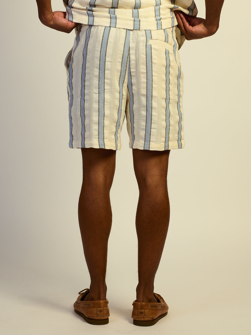 KOLBY STRIPED SHORT - BLUE