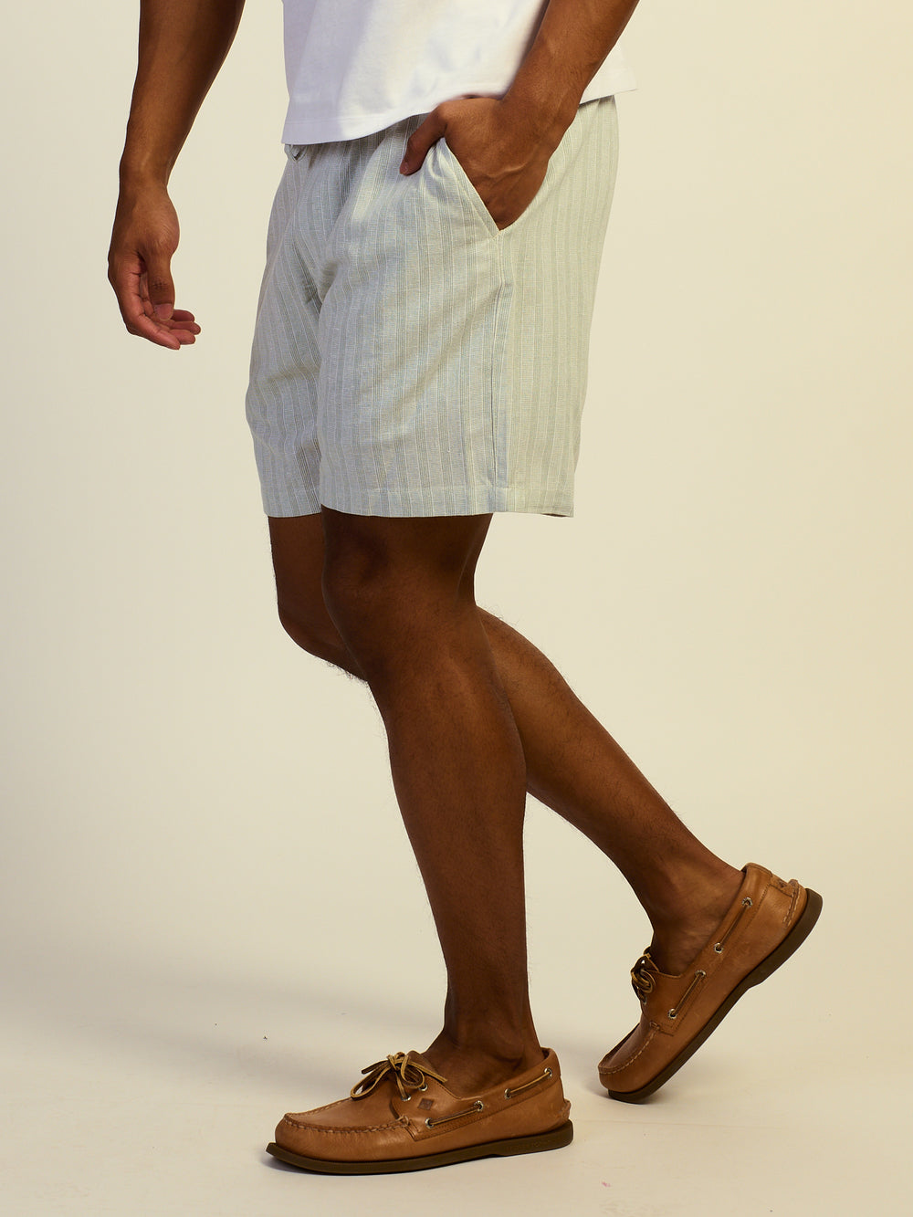 KOLBY KOLBY TEXTURED SHORT - DUSTY GREEN - Boathouse