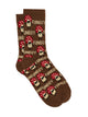 CHAUSSETTES KOLBY FUNGUY - CHOCOLAT