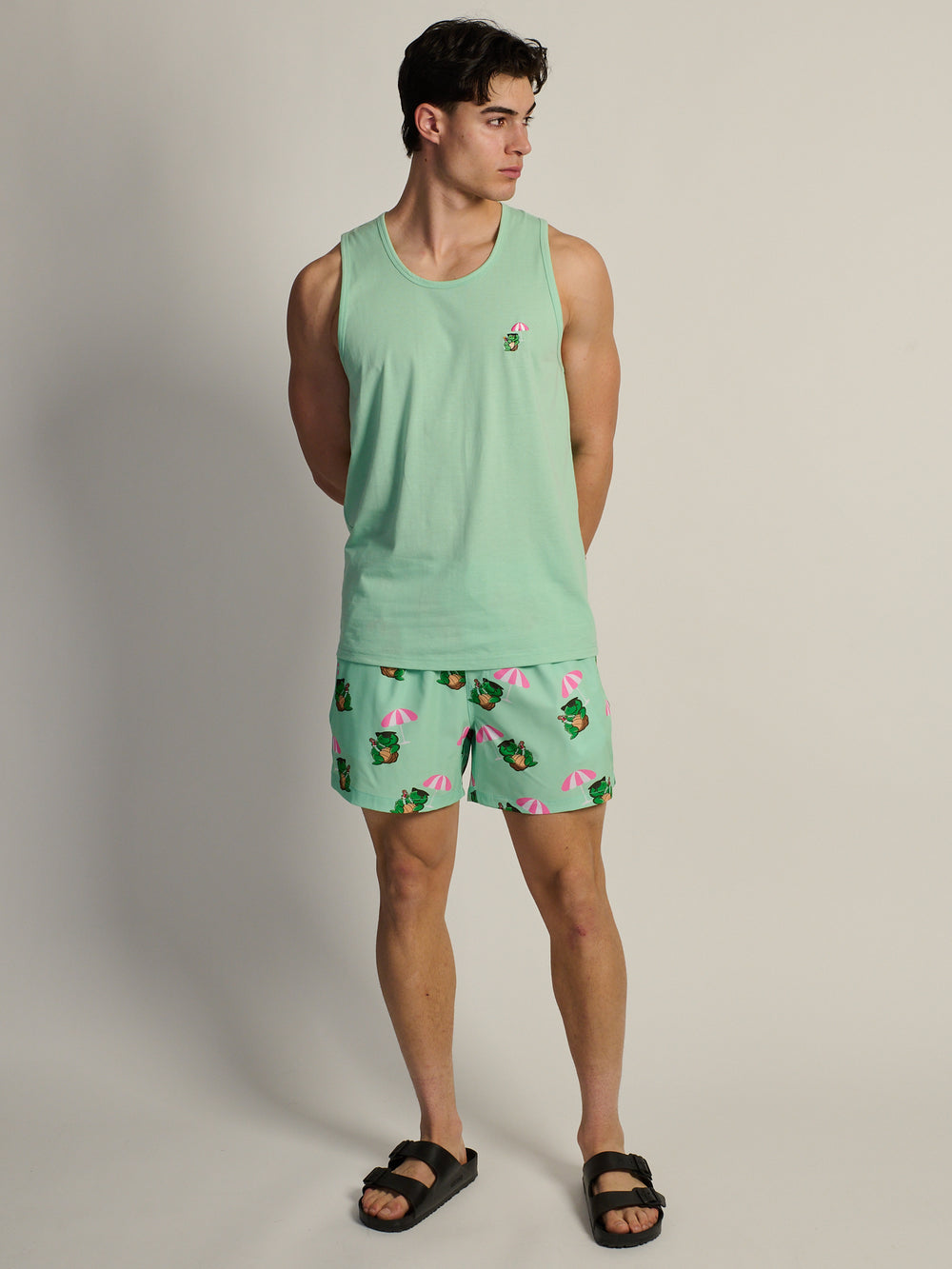 KOLBY TURTLETINI 5in STRETCH SWIM SHIRT