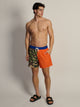 KOLBY KOLBY CAMO BLOCK 5in STRETCH SWIM SHIRT - Boathouse