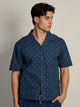 KOLBY KOLBY DOTS S/C WOVEN SHIRT - NAVY - Boathouse