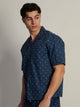 KOLBY KOLBY DOTS S/C WOVEN SHIRT - NAVY - Boathouse