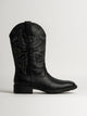 KOLBY MENS KOLBY BRONCO COWBOY BOOTS - BLACK - Boathouse