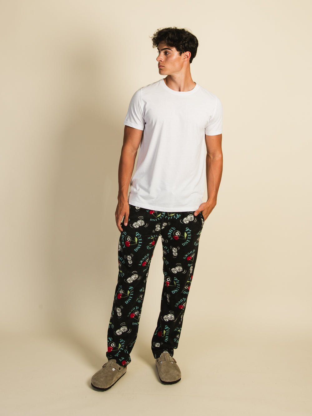 KOZIES PRINTED POLAR FLEECE PANT - CLEARANCE