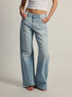 LEVIS LEVIS MIDDY LOOSE BOOT JEAN - ABRAIDED ART - Boathouse