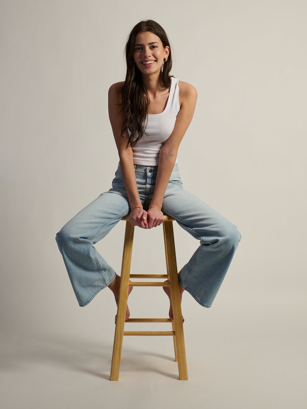 LEVIS MIDDY LOOSE BOOT JEAN - ABRAIDED ART