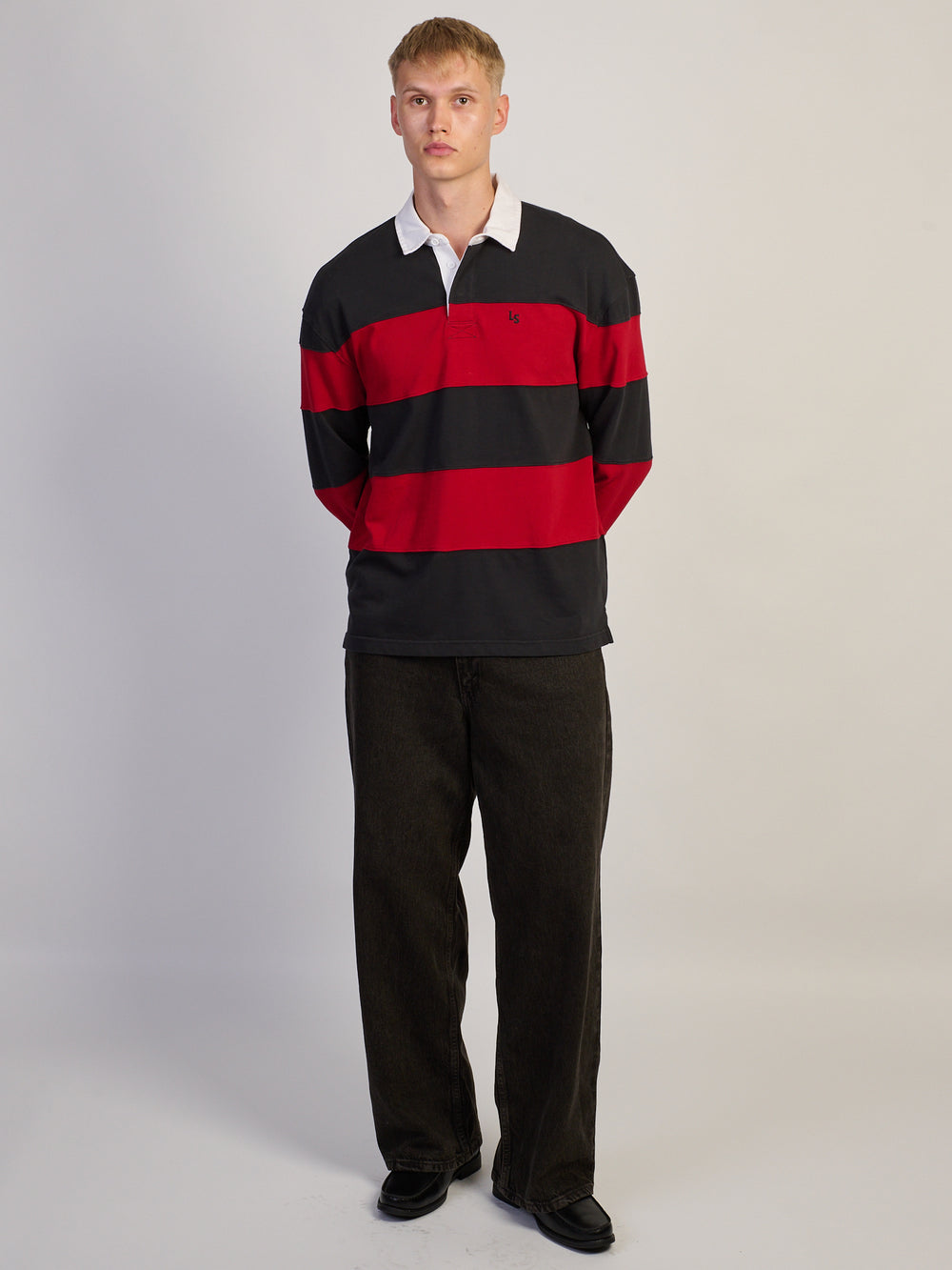 LEVIS LEVIS PIECED UNION RUGBY TEE - B/R - Boathouse