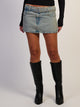 LEVIS BELTED MINI SKIRT - MINE TIME