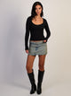 LEVIS LEVIS BELTED MINI SKIRT - MINE TIME - Boathouse