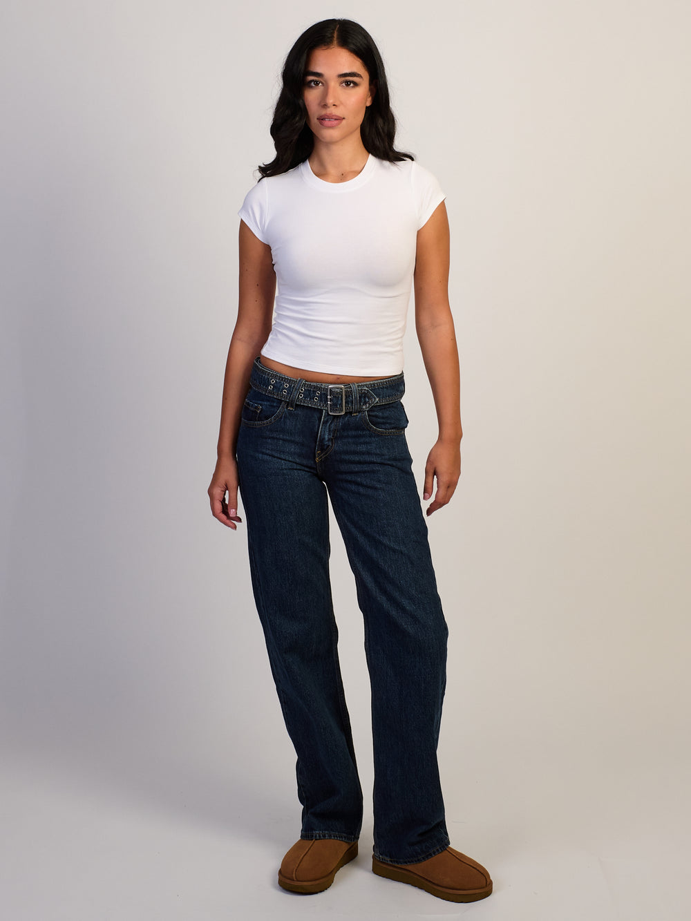 LEVIS BELTED SUPERLOW LOOSE JEAN