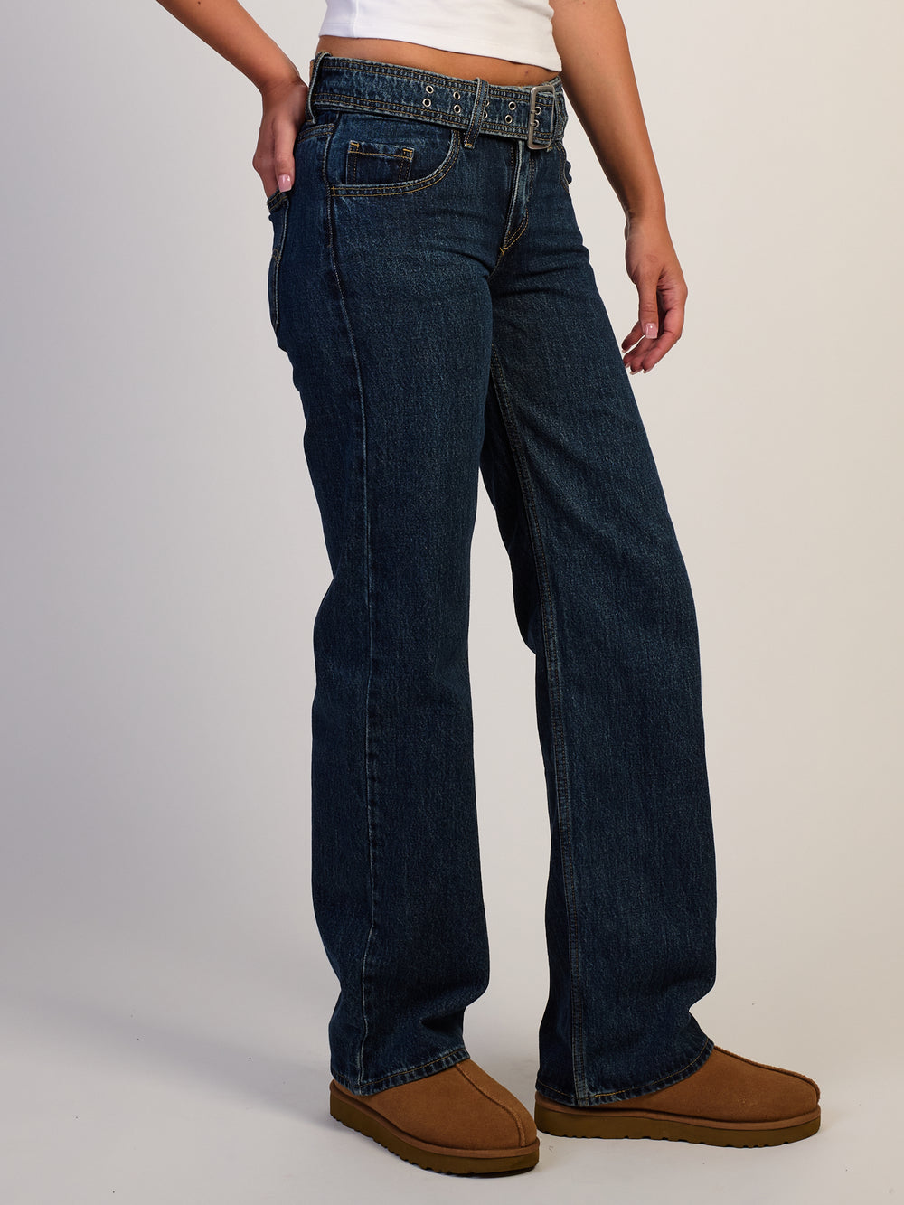 LEVIS BELTED SUPERLOW LOOSE JEAN