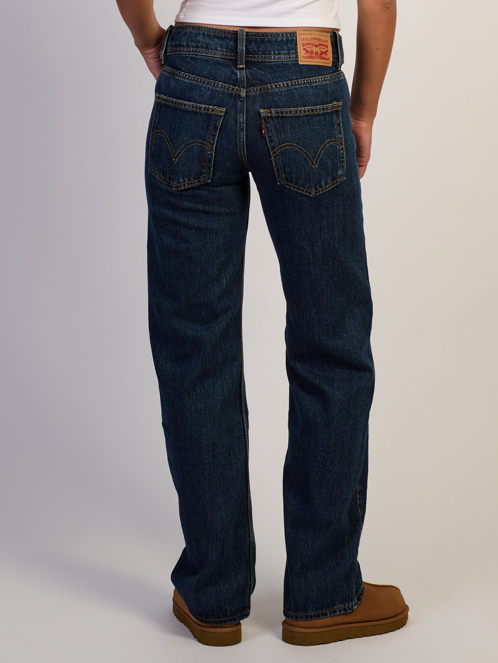 LEVIS LEVIS BELTED SUPERLOW LOOSE JEAN - Boathouse