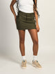 LEVIS LEVIS MINI CARGO SKIRT - OLIVE - CLEARANCE - Boathouse
