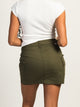 LEVIS LEVIS MINI CARGO SKIRT - OLIVE - CLEARANCE - Boathouse