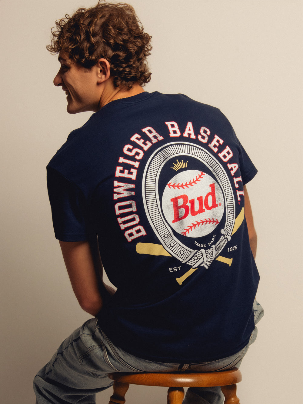 T-SHIRT BASEBALL BUDWEISER
