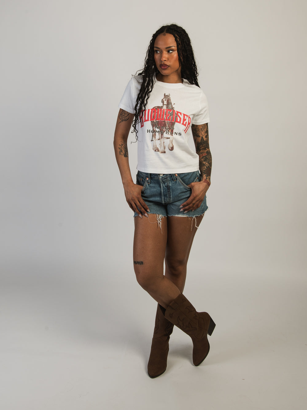 BUDWEISER HORSE BOXY TEE