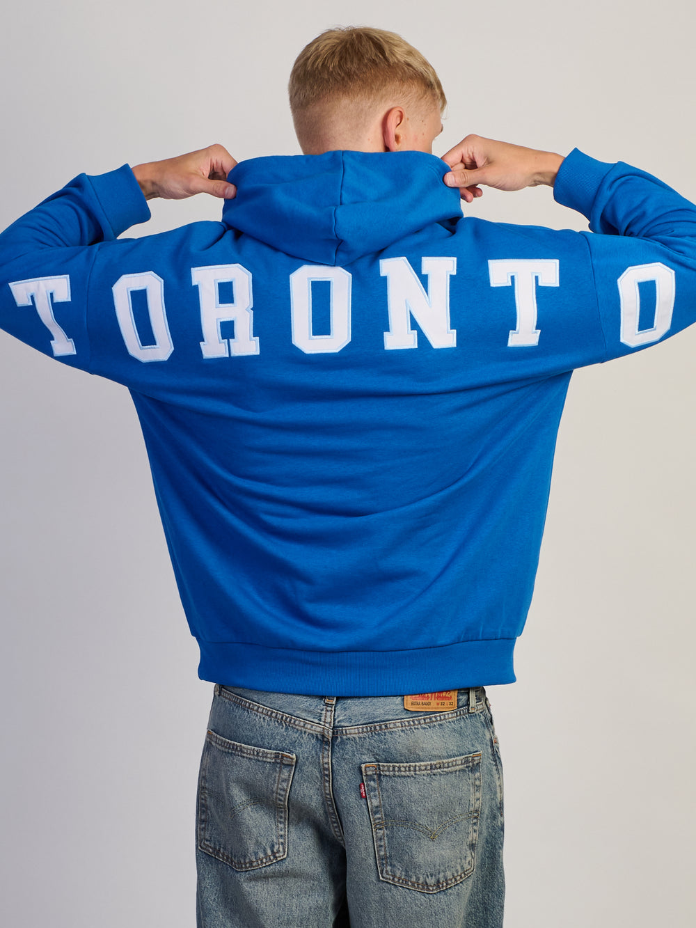 MLB BLUE JAYS LOGO SCRIPT HOODIE