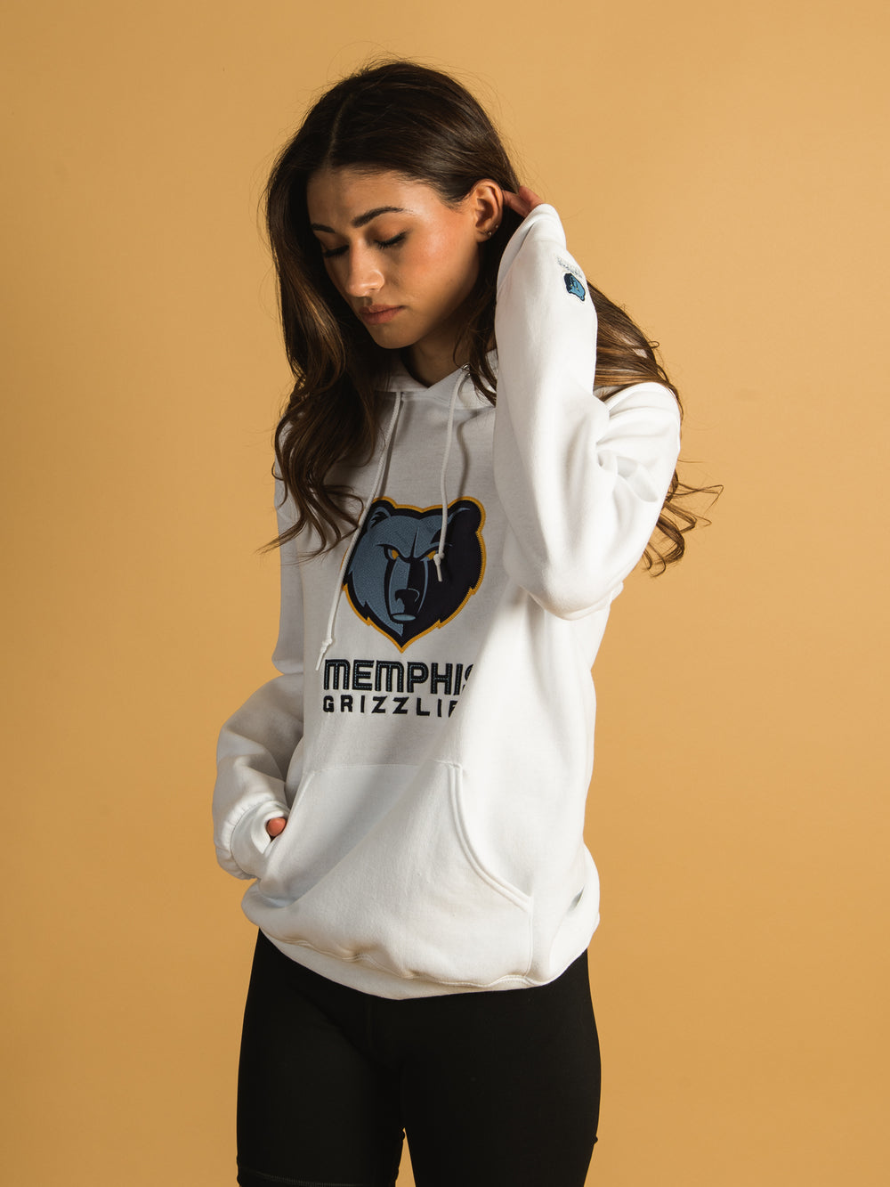 NBA MEMPHIS GRIZZLIES EMBROIDERED HOODIE - CLEARANCE