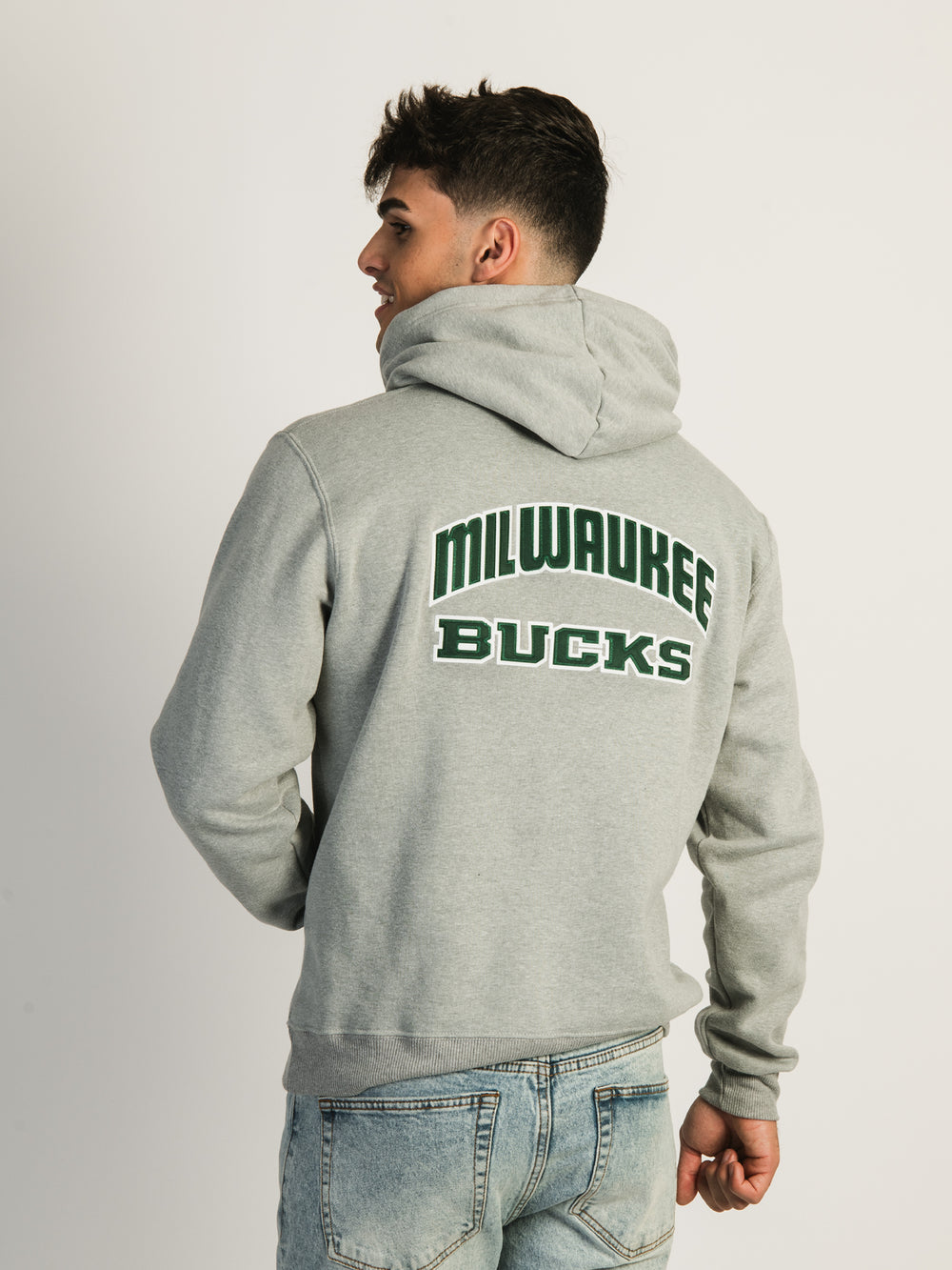 NBA NBA MILWAUKEE BUCKS GRDIENT EMBROIDERED HOODIE - CLEARANCE - Boathouse