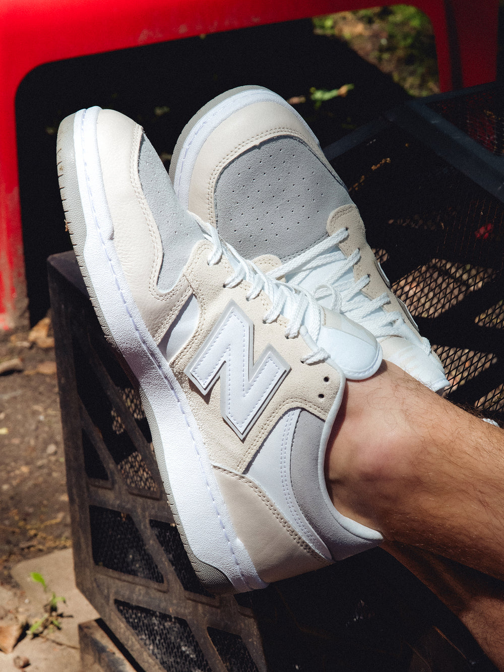 MENS NEW BALANCE THE 480 SNEAKER - RAIN CLOUD