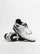 NEW BALANCE MENS NEW BALANCE THE BB550 SNEAKER - WHITE/BLACK - Boathouse
