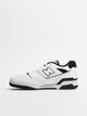 NEW BALANCE MENS NEW BALANCE THE BB550 SNEAKER - WHITE/BLACK - Boathouse