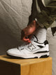 NEW BALANCE MENS NEW BALANCE THE BB550 SNEAKER - WHITE/BLACK - Boathouse