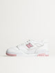 WOMENS NEW BALANCE THE 550 SNEAKER - WHITE/TWILIGHT HAZE