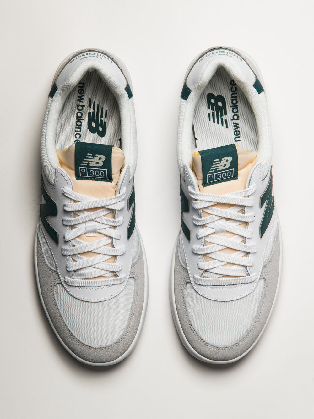 MENS NEW BALANCE THE CT300 SNEAKER - WHITE/GREY/SPRUCE