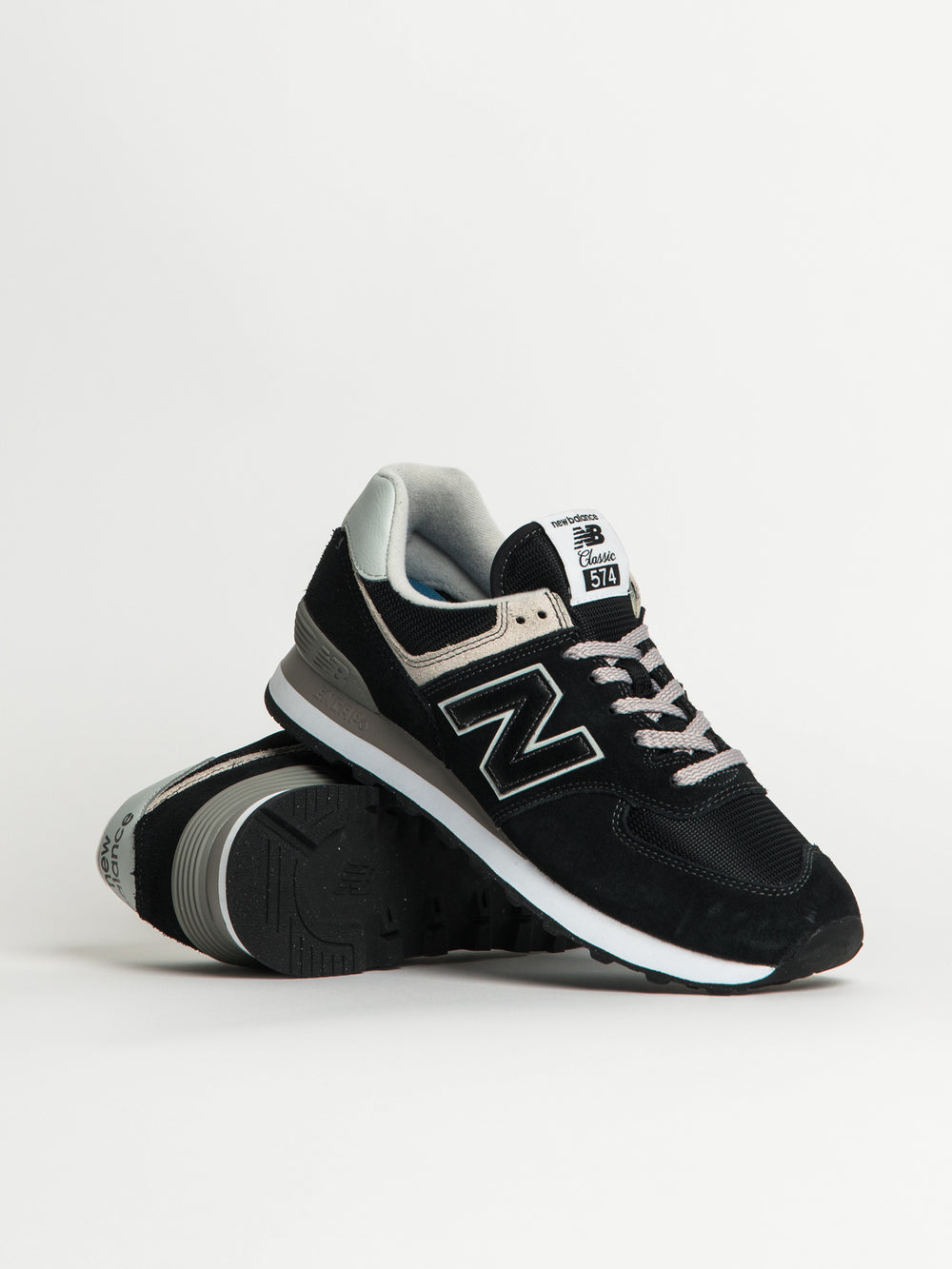 BASKETS NEW BALANCE 574 POUR HOMMES - NOIR/BLANC