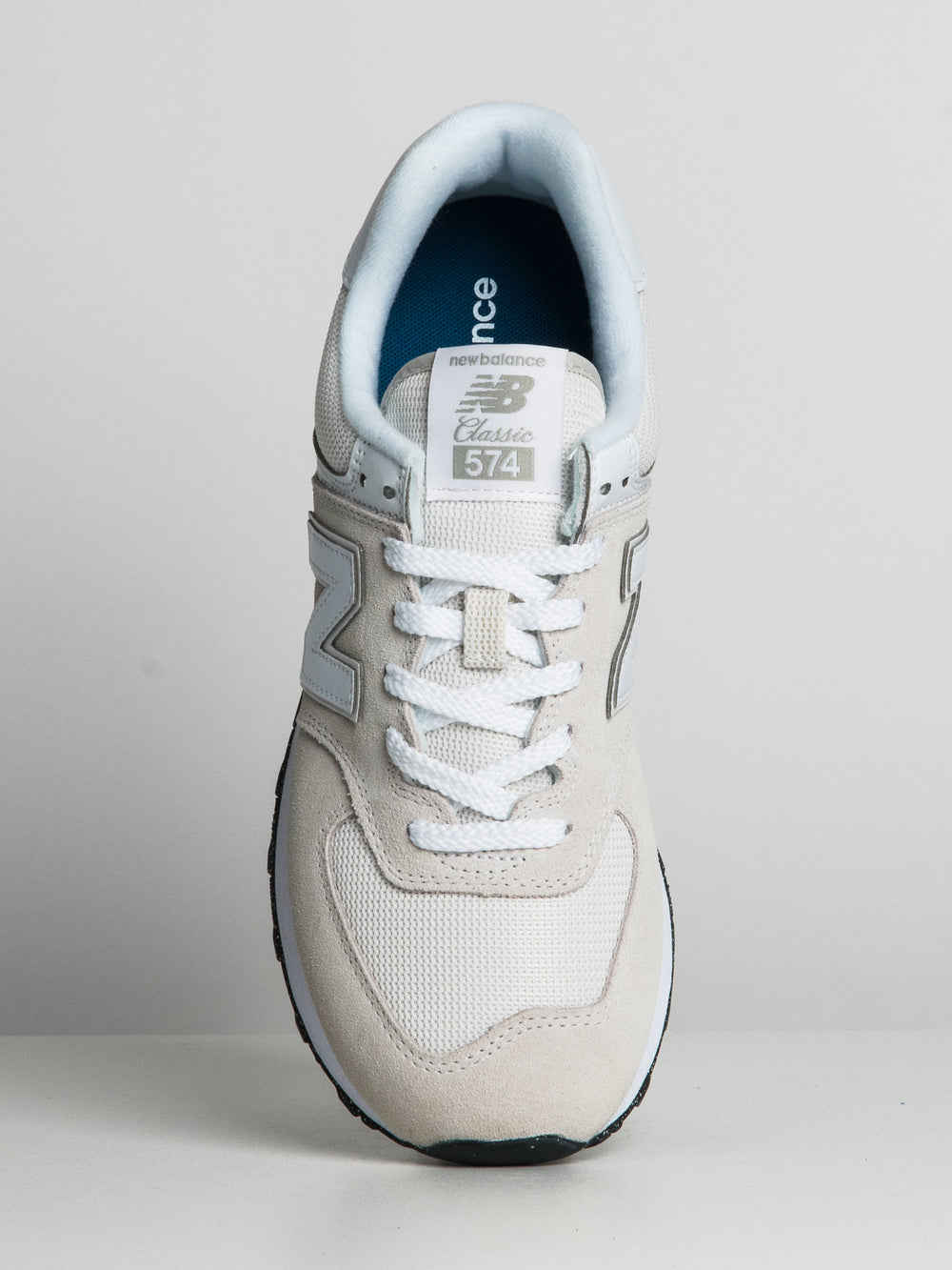 MENS NEW BALANCE THE 574 SNEAKER - CLOUD/WHITE