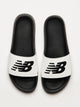 NEW BALANCE MENS NEW BALANCE THE 200 SLIDE - BLACK/SEA SALT - Boathouse