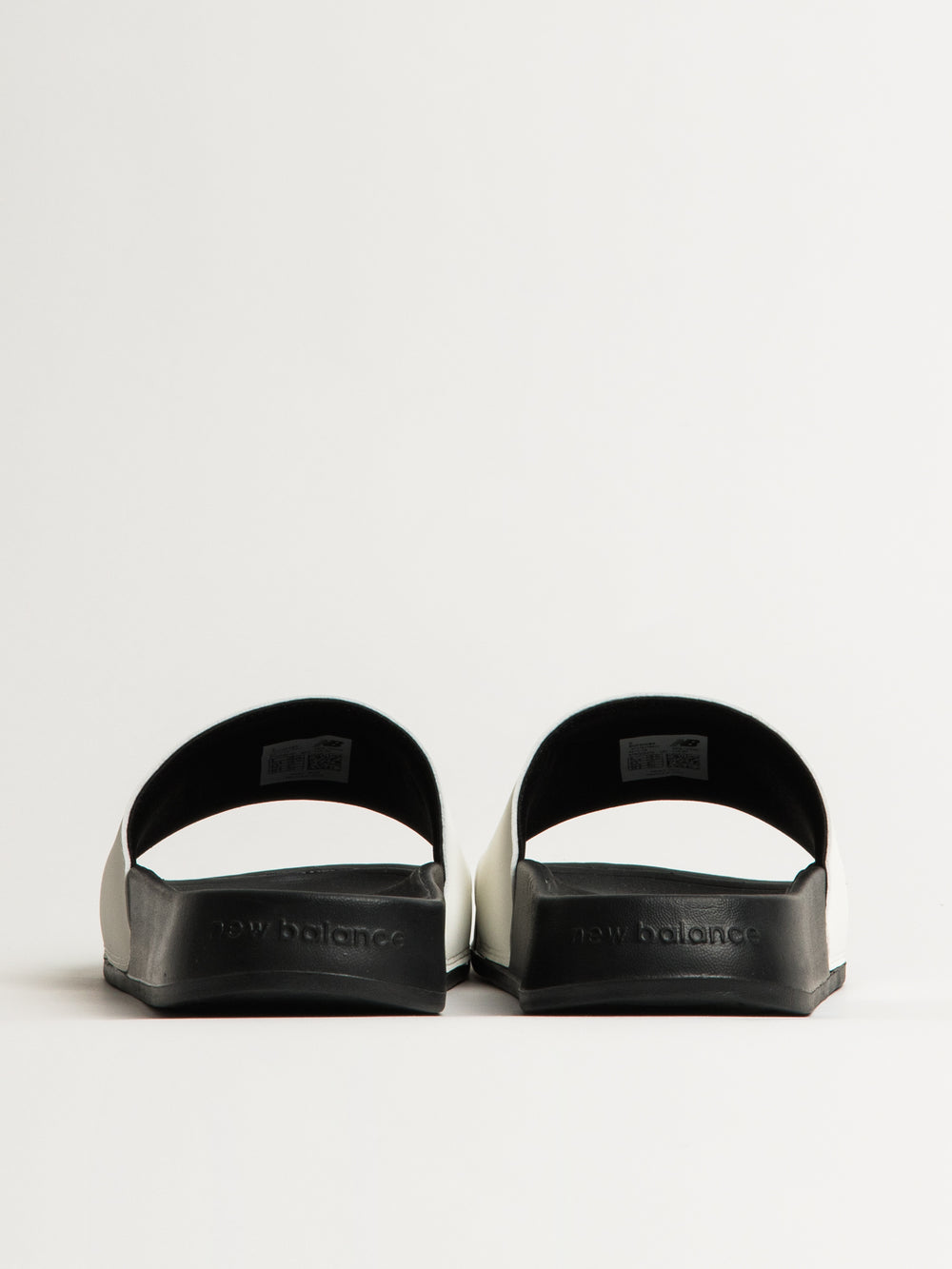 MENS NEW BALANCE THE 200 SLIDE - BLACK/SEA SALT