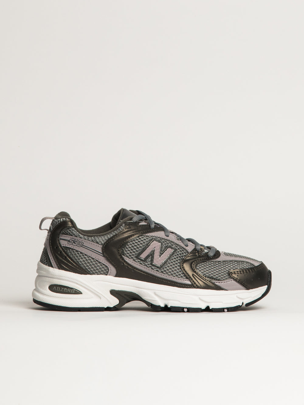 BASKETS NEW BALANCE 530 POUR FEMMES - NOIR MÉTALLISÉ