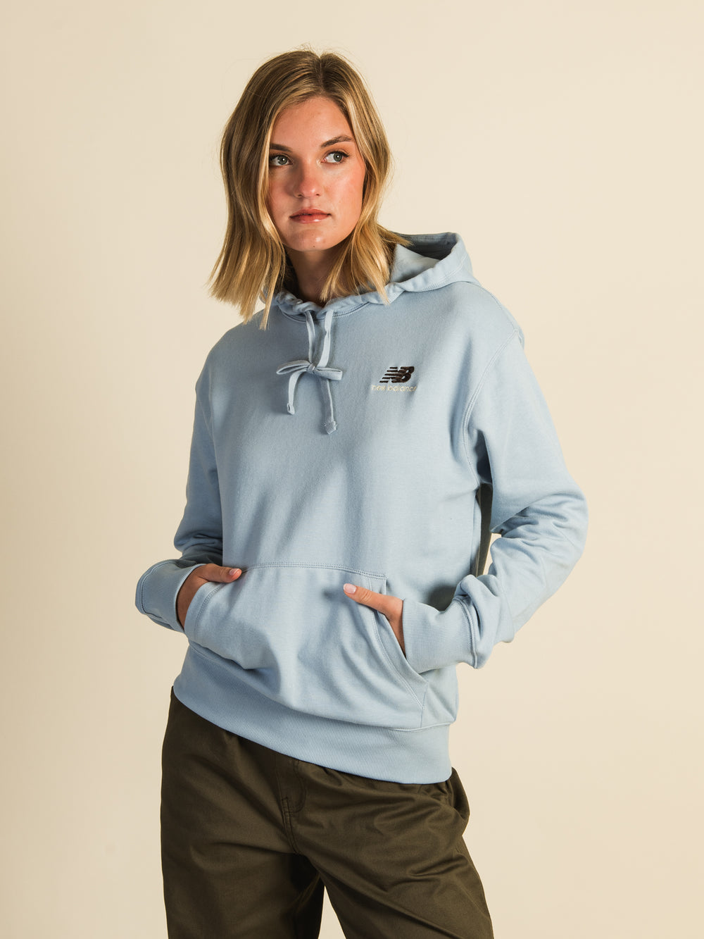 NEW BALANCE UNI-SSENTIALS PULL OVER HOODIE - CLEARANCE