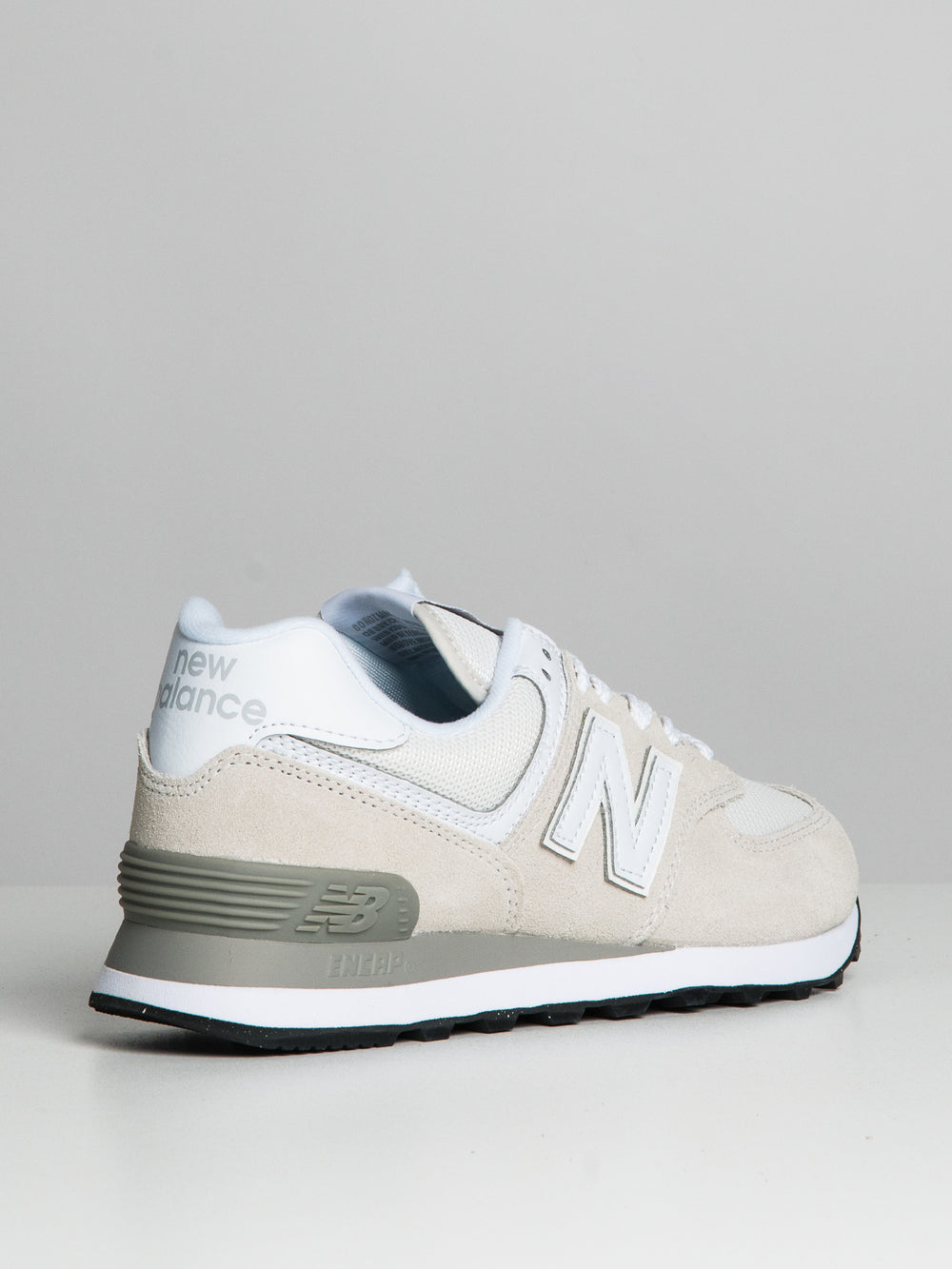 WOMENS NEW BALANCE THE 574 SNEAKER - NIMBUS CLOUD/WHITE