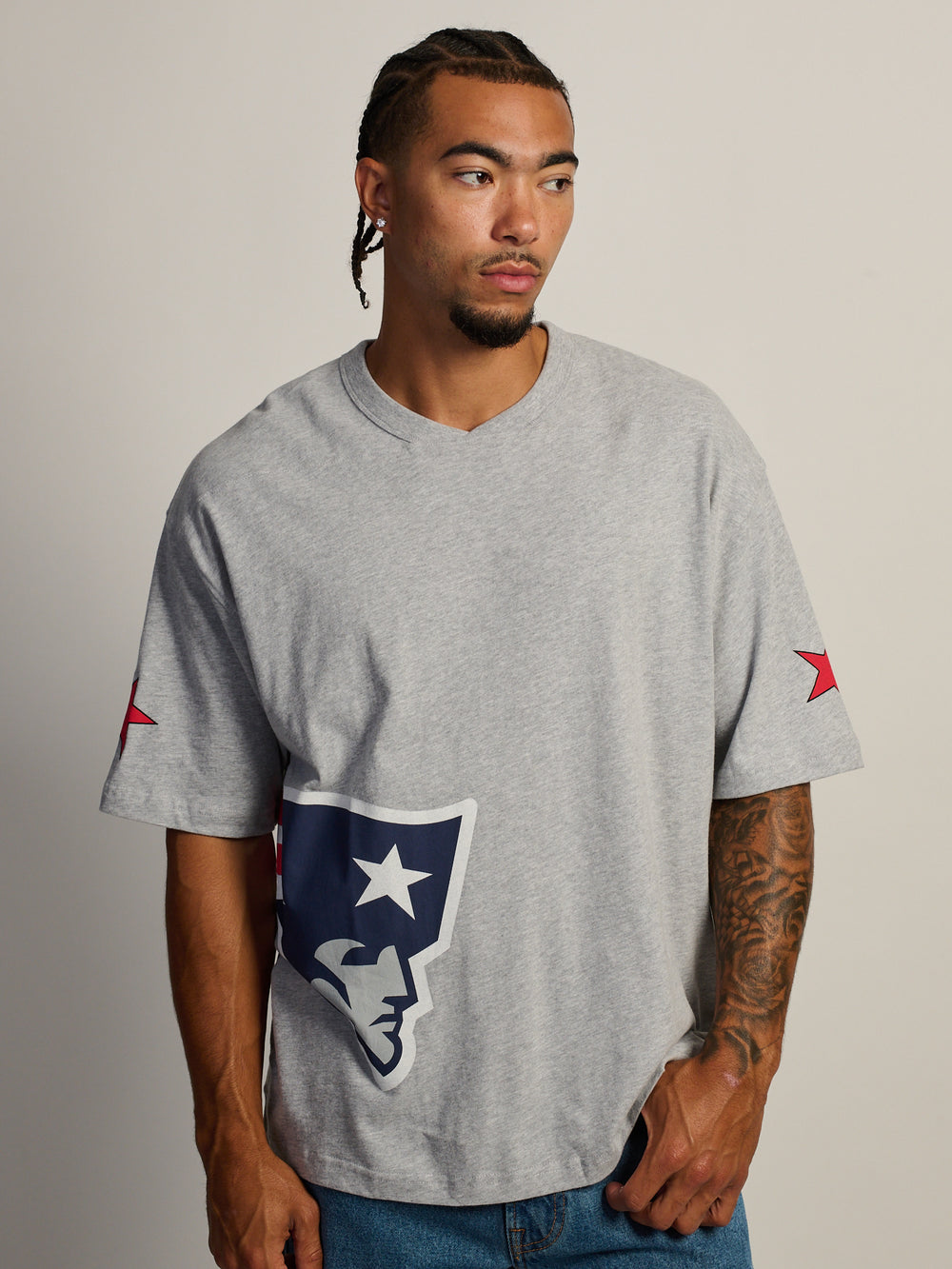 T-SHIRT DE FOOTBALL DES PATRIOTS DE LA NFL