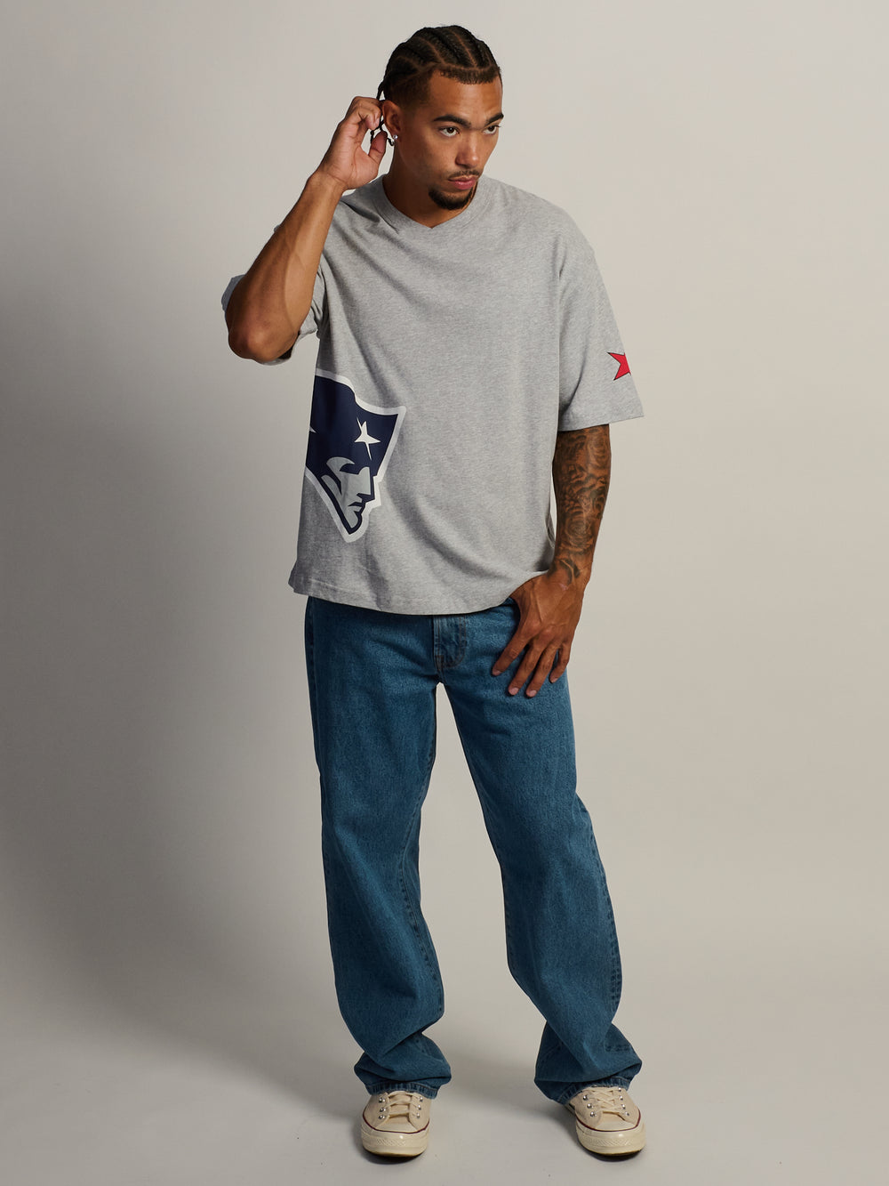 T-SHIRT DE FOOTBALL DES PATRIOTS DE LA NFL